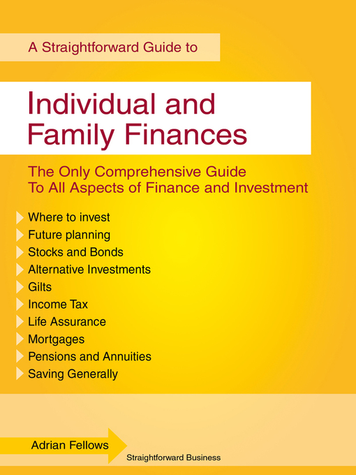 Title details for Individual and Family Finances by Adrian Fellows - Available